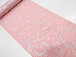 アンティーク　抽象模様織り出し八寸帯地反物